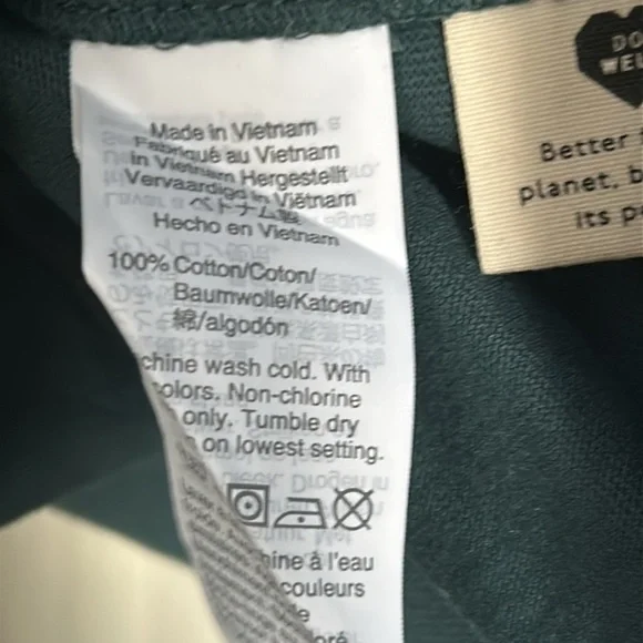 NWOT Madewell green lane Button-Sleeve Turtleneck Top size XS - Picture 8 of 8